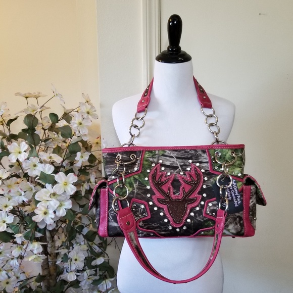 Handbags - Soft Camo Deer Concealed Handbag